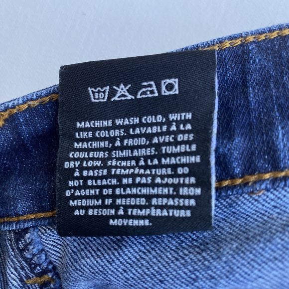 Buffalo David Bitton Fellow Mid rise Women's 31 Flared Leg Stretch Blue Boho - Picture 12 of 12